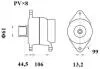 Генератор MAHLE / KNECHT MG 802 (фото 2)