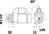 Стартер MAHLE / KNECHT MS107 (фото 1)