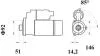 Стартер 24V 7.5KW 12Z MAHLE / KNECHT MS 754 (фото 2)
