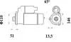 Стартер MAHLE / KNECHT MS 759 (фото 2)