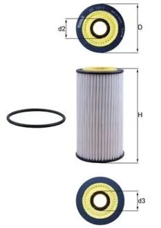 Фильтр масляный MAHLE / KNECHT OX1311D