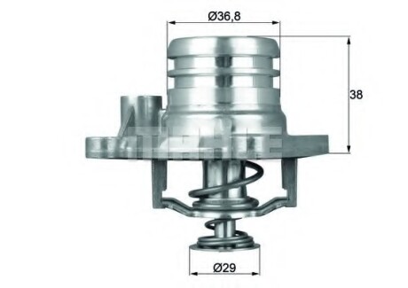 Термостат MAHLE / KNECHT TI 13 92