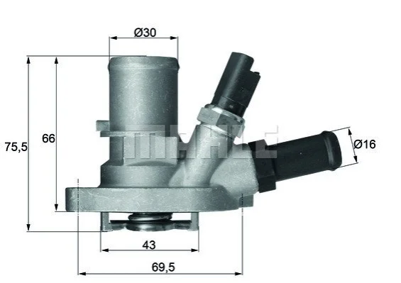 Термостат системи охолодження MAHLE / KNECHT TI 149 88 (фото 1)