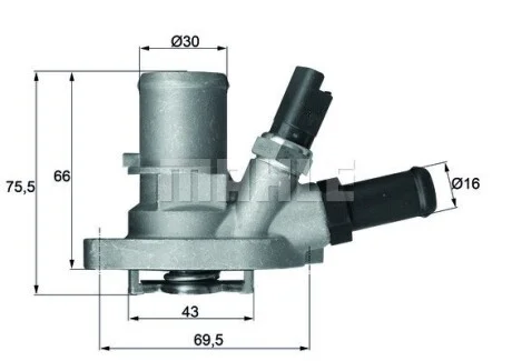 Термостат системи охолодження MAHLE / KNECHT TI 149 88