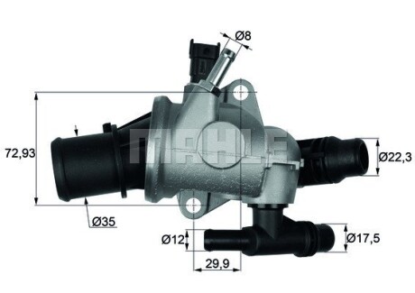 Термостат MAHLE / KNECHT TI15288