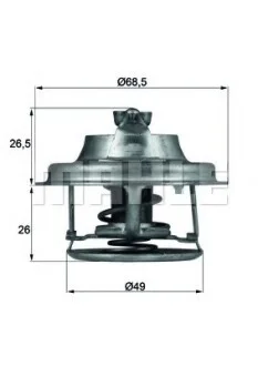 Термостат MAHLE / KNECHT TX 102 82 D