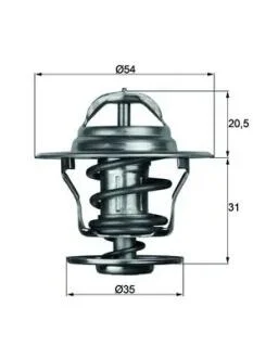 Термостат MAHLE / KNECHT TX 13 75 D