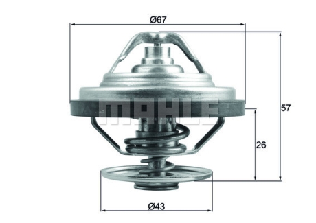 Термостат MAHLE / KNECHT TX15883