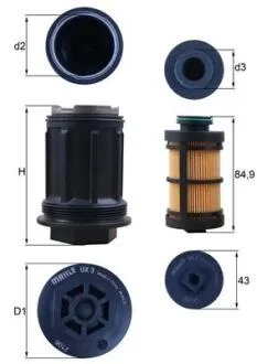 Фільтр картерних газів MAHLE / KNECHT UX 3 KIT