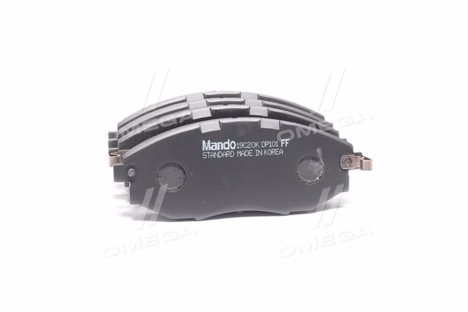 Колодки тормозные дисковые передние MANDO MPD24 (фото 1)