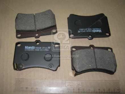 Колодки тормозные дисковые передние MANDO MPK06