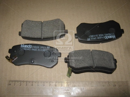 Колодки тормозные дисковые задние MANDO MPK30 (фото 1)