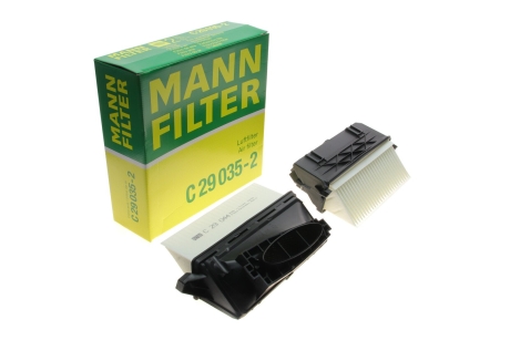 Фильтр воздушный MB E-CLASS (W212), S-CLASS (W221) 300-350 CDI, BlueTEC 09-(2шт.) (выр-во) MANN C29035-2 (фото 1)