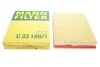 Фильтр воздушный Opel Vectra C 1.8-2.2 16V/2.0-2.2DTI/1.9CDTI/3.0-3.2 02-09/Fiat Croma 1.9JTD/2.2 05 MANN C 33 189/1 (фото 1)
