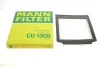 Фильтр салона Land Rover Range Rover 94-02 MANN CU 1009 (фото 2)