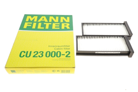 Фільтр салону (к-кт) -FILTER MANN CU 23 000-2