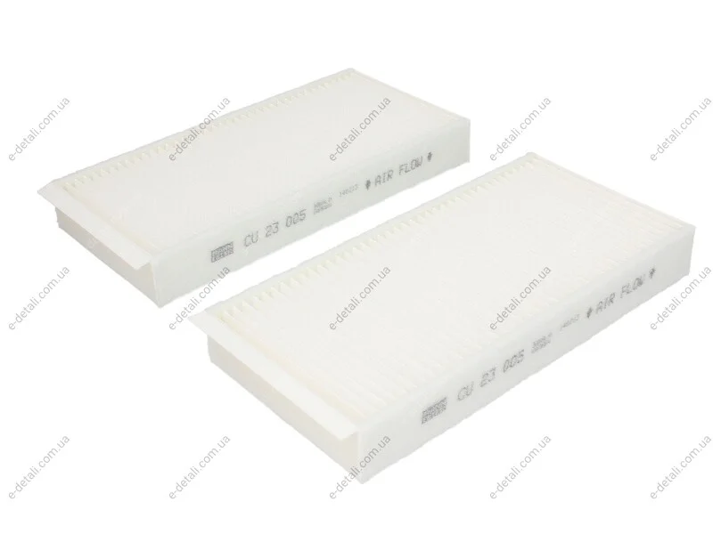 Фільтр салону BMW 2 (F44/F45/F46) 14-16/X1 (F48) 15-16/i3 (I01)/Mini Mini III 13-16 (к-кт 2 шт) MANN CU 23 005-2 (фото 1)