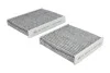 Фільтр салону Citroen C3 09-/C4 Cactus/Peugeot 2008 13-/207 06-15/208 12- (к-кт 2шт.) (вугільний) MANN CUK 21 000-2 (фото 1)