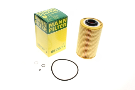 Фільтр масляний -FILTER MANN HU 938/1 X (фото 1)