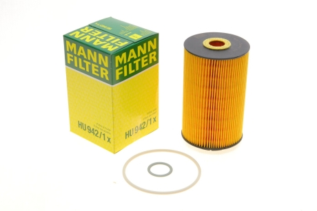 Фильтрующий элемент масляного фильтра MANN HU942/1X