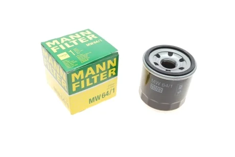 Фильтр масляный Honda CB/CBF/CBR/CTX/GL/NC/Kawasaki GPZ/GTR/Ninja/Yamaha XJ/YZF MANN MW 64/1