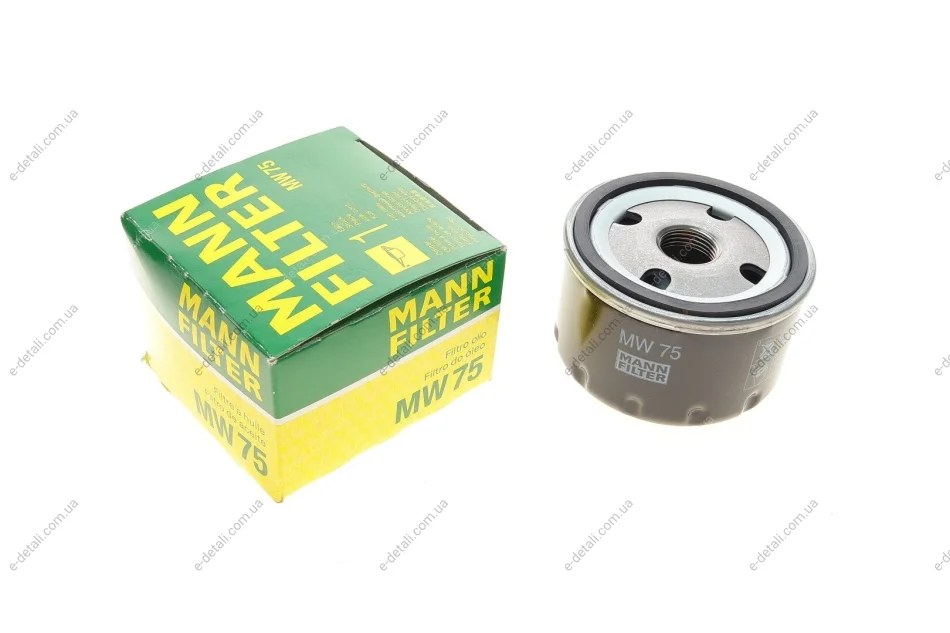 Фільтр масляний BMW i3 (I01) 13- W20K06A/IB1P25B MANN MW75 (фото 1)