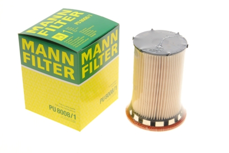 Фільтр паливний -FILTER MANN PU 8008/1