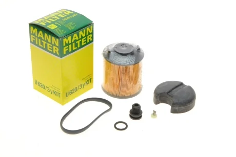 Фільтр AdBlue (сечовини) DAF 75CF/CF65/CF75/CF85/LF45/LF55/XF/XF105 4.5-12.9d 01- MANN U 620/3 Y KIT