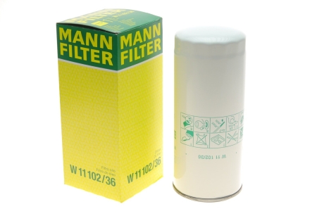 Фільтр масляний -FILTER MANN W 11 102/36