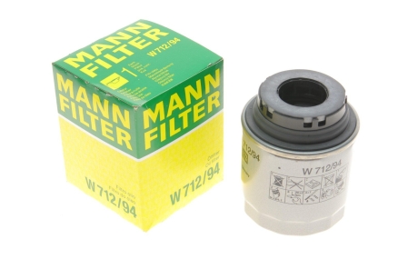 Фільтр масляний -FILTER MANN W 712/94 (фото 1)