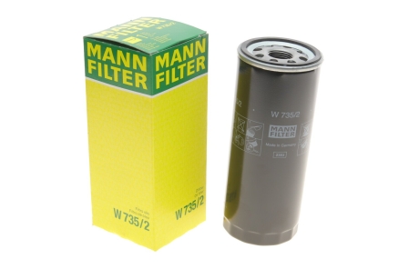 Фільтр масляний -FILTER MANN W 735/2 (фото 1)