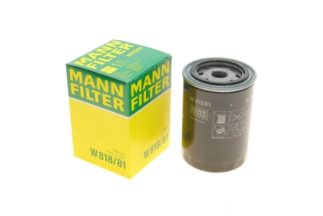 Фільтр масляний -FILTER MANN W 818/81 (фото 1)