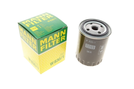 Фільтр масляний -FILTER MANN W 830/1