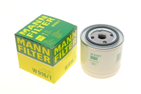 Фільтр масляний -FILTER MANN W 916/1 (фото 1)
