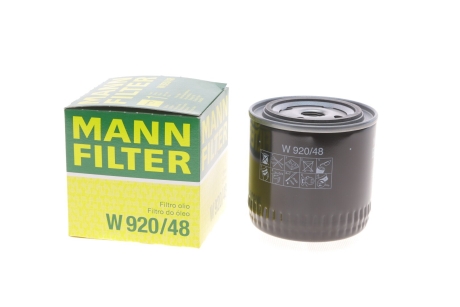 Фільтр масляний -FILTER MANN W 920/48 (фото 1)