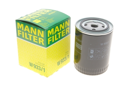 Фільтр масляний -FILTER MANN W 933/1 (фото 1)