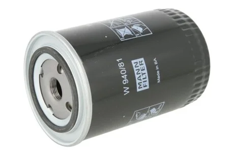 Фільтр масляний Toyota Land Cruiser (J4/J5/J6/J7/J8) 2.4-3.4 D/2.4-4.5 69-97 MANN W 940/81