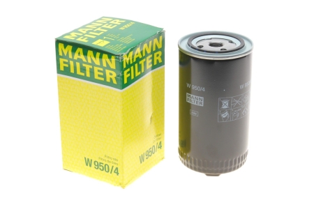 Фільтр масляний -FILTER MANN W 950/4 (фото 1)