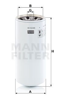 Фильтр гидравлический MANN WD13006X