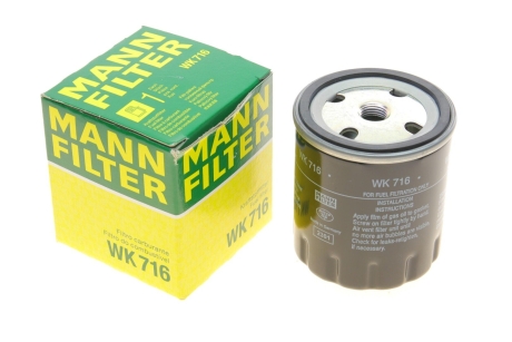 Фільтр паливний -FILTER MANN WK 716