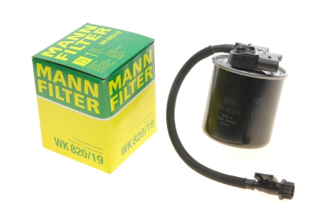 Фільтр паливний -FILTER MANN WK 820/19 (фото 1)
