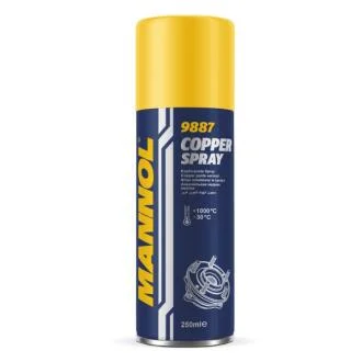 Спрей-змазка MANNOL COPPER SPRAY 0,25ml (12шт уп) Mannol 9887