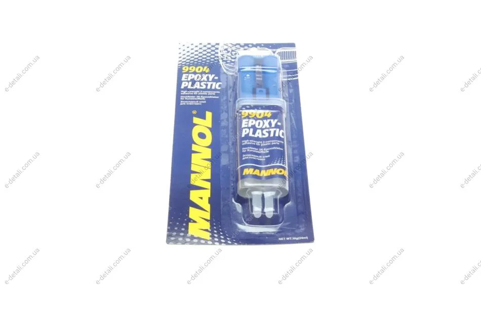 Клей двухкомпонентный для пластмасс Epoxy-Plastic (30g) Mannol 9904 (фото 1)
