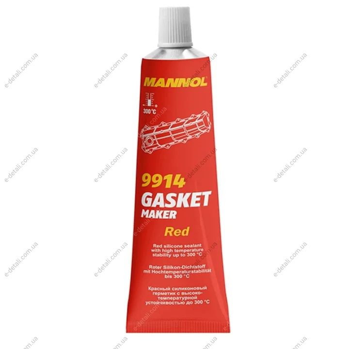 Герметик червоний силіконовий MANNOL Gasket Maker Red (85g) Mannol 9914 (фото 1)