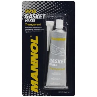 Герметик силіконовий високотемпературний MANNOL Gasket Maker Transparent(прозорий), 85г Mannol 9916
