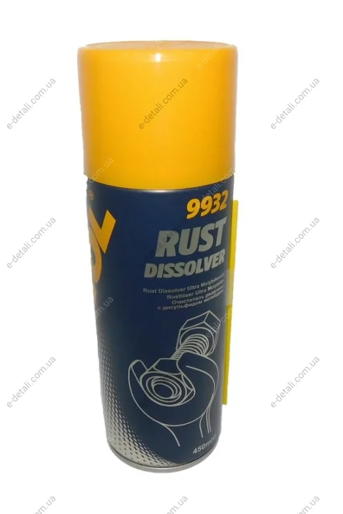 Преобразователь ржавчины (Жидкий ключ) MANNOL Rust Dissolver(аэрозоль), 450 мл. Mannol 9932 (фото 1)