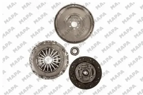 MAPA VW К-кт сцепления с маховиком Audi A3,Skoda Octavia,SuperB,Caddy III,Golf V,VI,Passat,Touran 1.9/2.0TDI 03- Mapa 001228620
