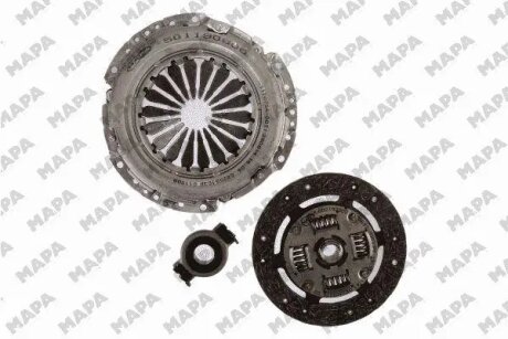 VW К-кт зчеплення диск+ корзина + підшипник CADDY II (9K9A) 60 1.4 -04 Mapa 007190800