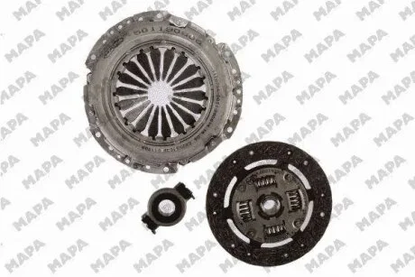 MAPA VW К-кт зчеплення диск+ корзина + підшипник CADDY II (9K9A) 60 1.4 -04 Mapa 007190800