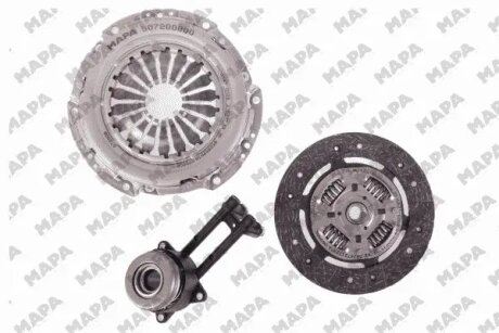 FORD К-кт зчеплення диск + корзина + підшипник Fiesta VI 1.25/1.4 08- Mapa 018200508